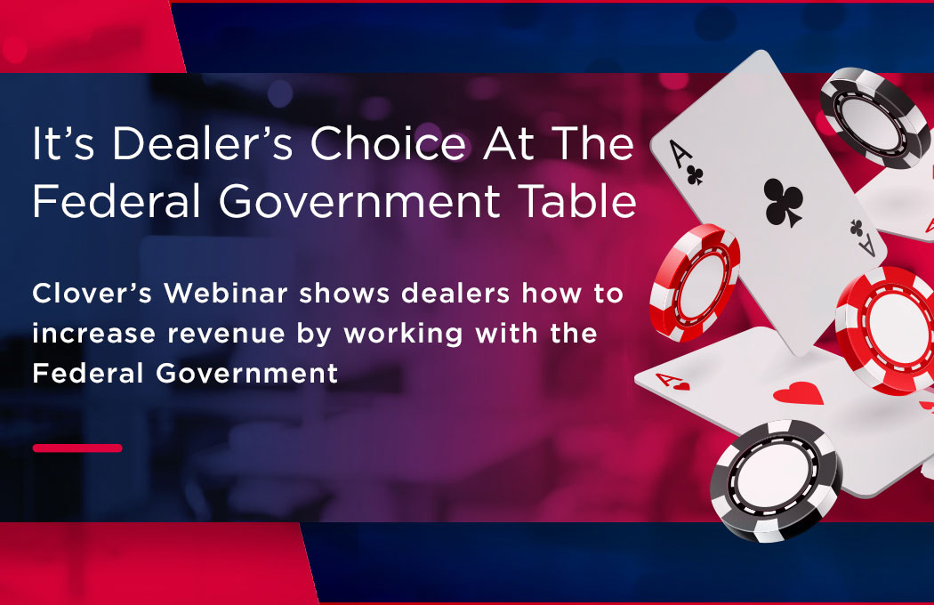 Itâ€™s Dealerâ€™s Choice!